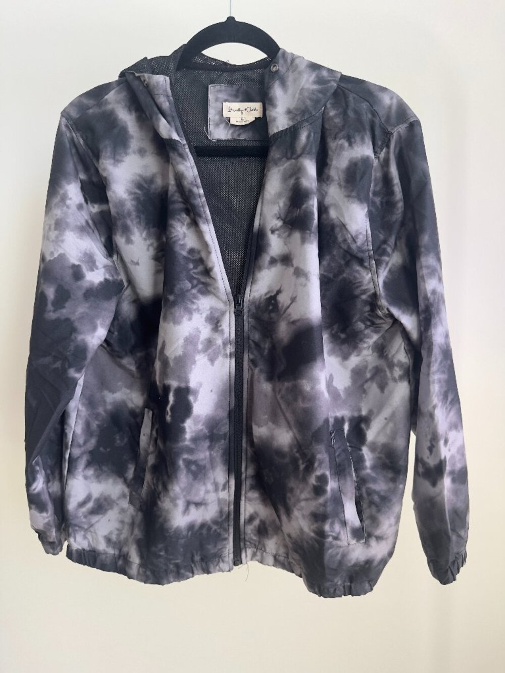 Tie-dye Windbreaker